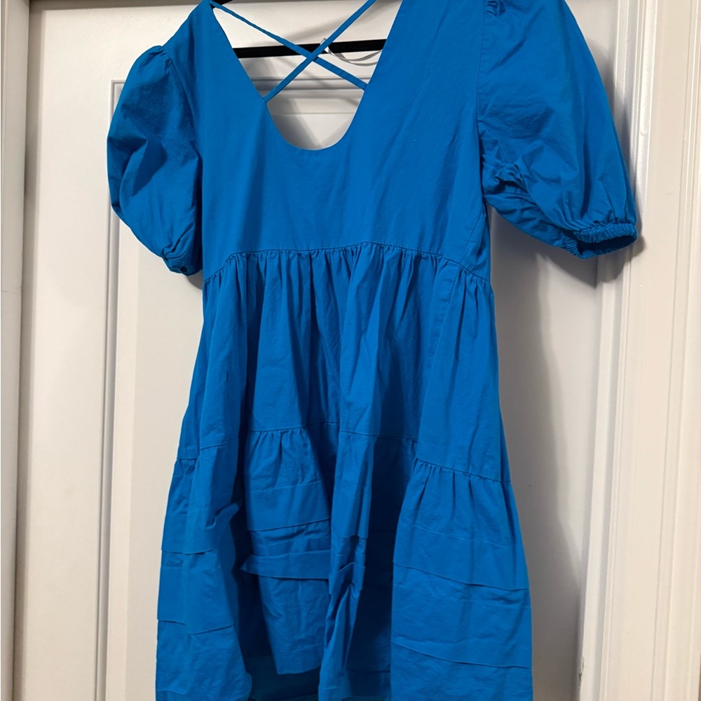 Donna Morgan Vibrant Blue Dress
